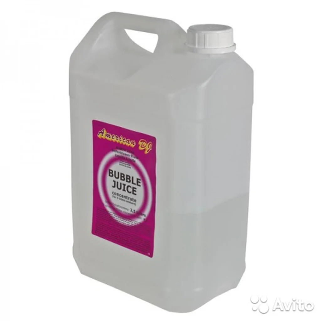 ADJ Bubble Juice 5 Жидкость для мыльных пузырей готовая к применению, 5л