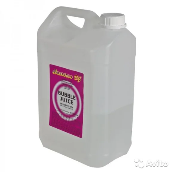 ADJ Bubble Juice 5 Жидкость для мыльных пузырей готовая к применению, 5л