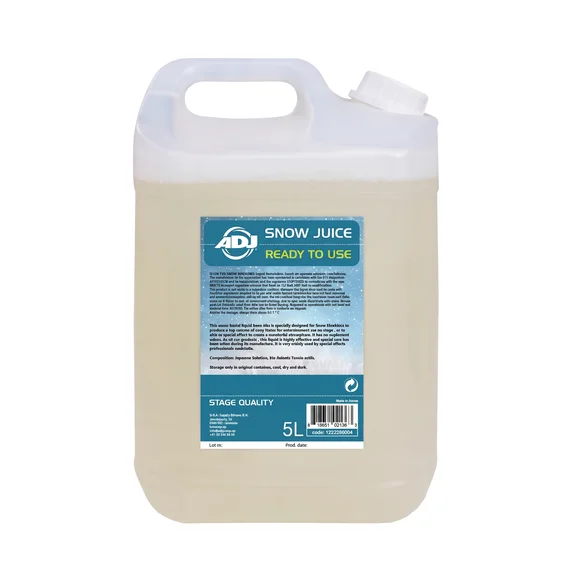 ADJ Snow Juice 5 Liter Жидкость для генератора снега
