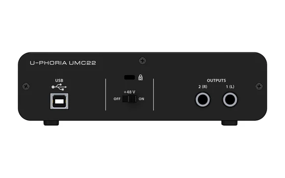 Аудиоинтерфейс Behringer UMC22 - 1