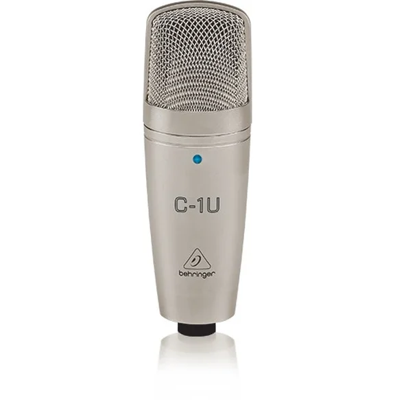 BEHRINGER C-1U - конденсаторный микрофон со встроенным USB аудиоинтерфейсом - 0