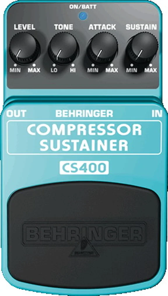 Behringer CS400 Педаль эффектов компрессор для гитар, бас-гитар и клавишных