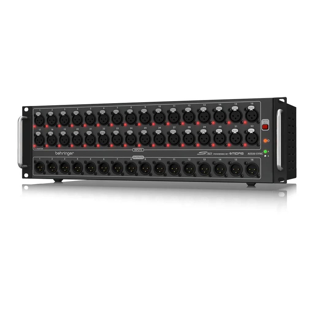Behringer S32 Стейджбокс для цифровых микшеров, 32 входа, 16 выходов