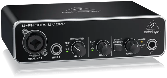 Behringer U‑Phoria UMC22 USB‑аудиоинтерфейс - 1