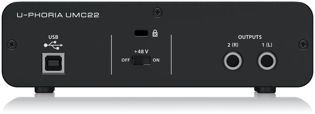 Behringer U‑Phoria UMC22 USB‑аудиоинтерфейс, фото №3