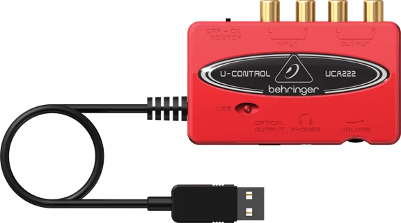 Behringer UCA222 (U‑CONTROL UCA222) — внешний USB‑аудиоинтерфейс - 0