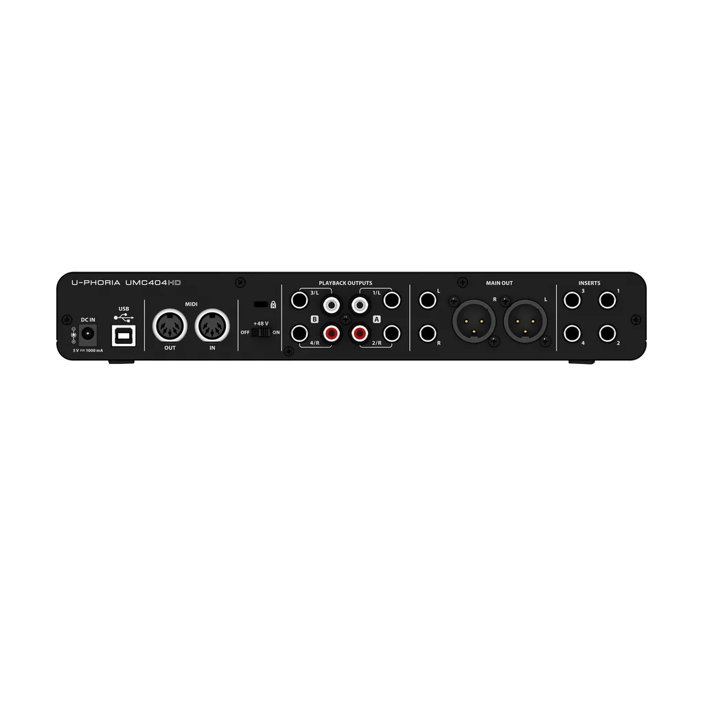 Behringer UMC404HD USB-аудиоинтерфейс, фото №2