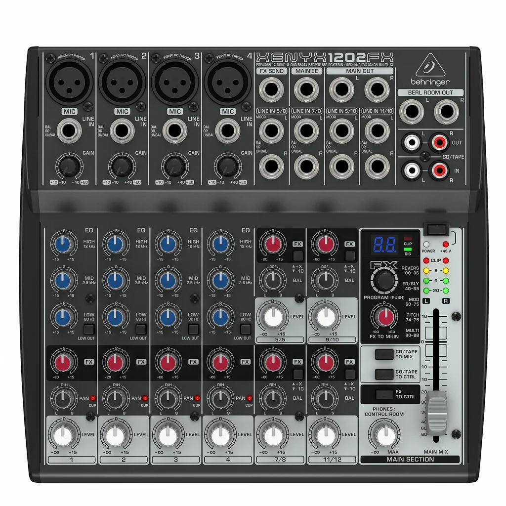 Behringer Xenyx 1202FX Микшерный пульт, фото №1