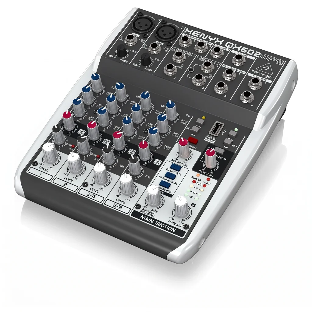 Behringer Xenyx QX602MP3 Микшерный пульт, фото №3