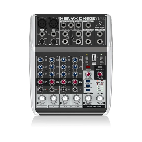 Behringer Xenyx QX602MP3 Микшерный пульт - 0