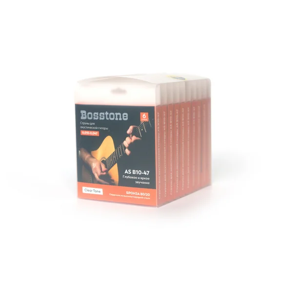 Bosstone Clear Tone AS B10-47 Струны для акустической гитары - 0