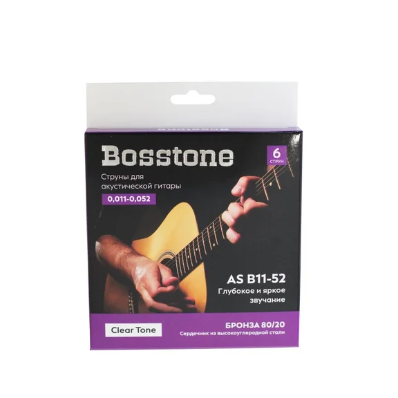 Bosstone Clear Tone AS B11-52 Струны для акустической гитары - 1