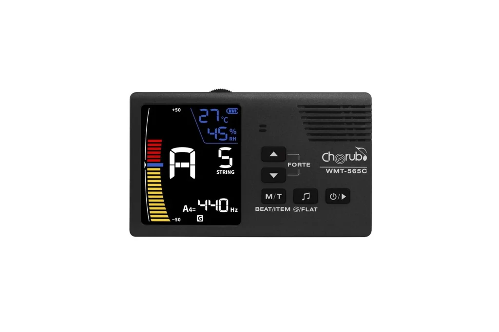 Cherub WMT-565C Метроном / тюнер / тон-генератор, с термометром и гигрометром,