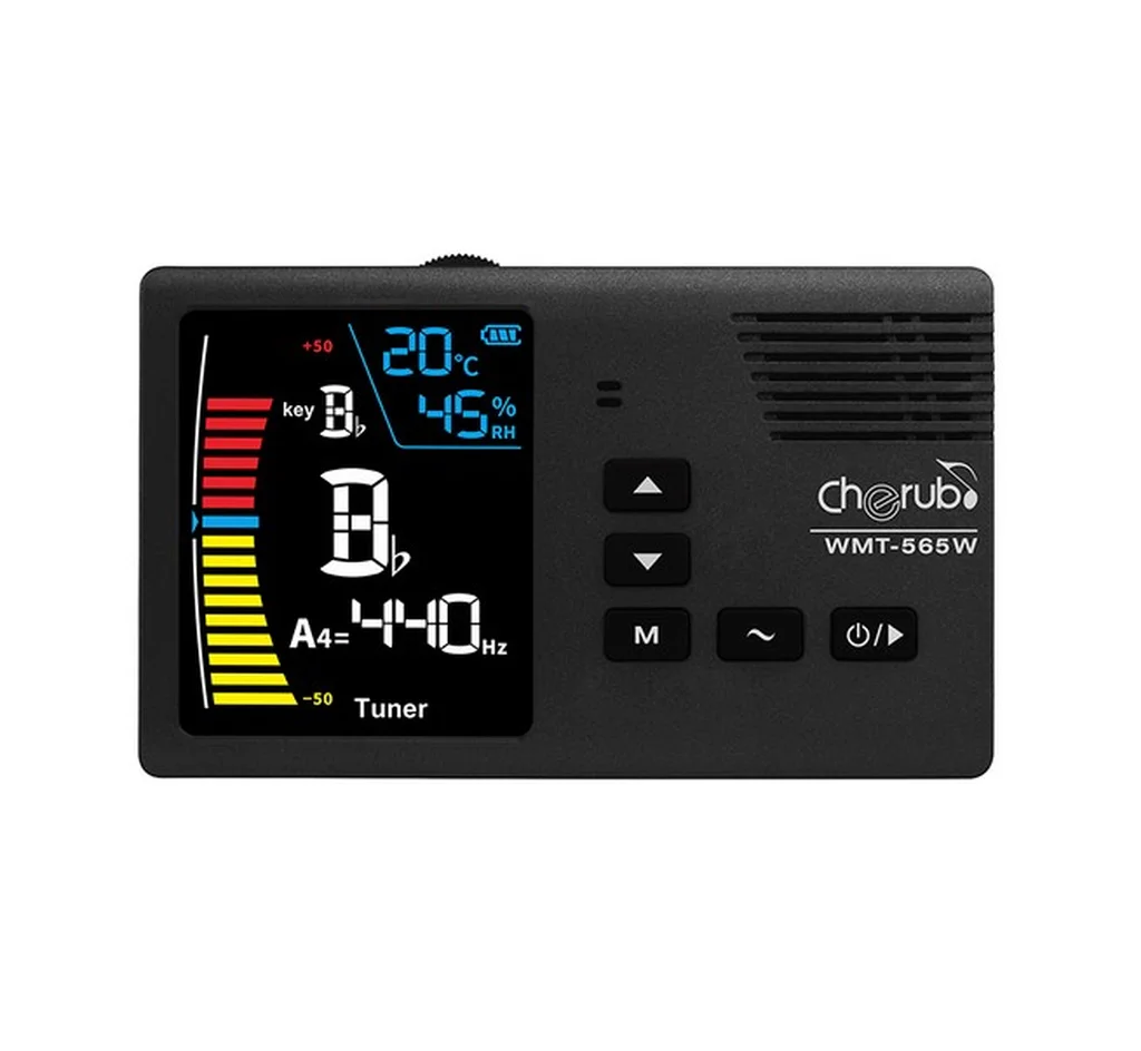 Cherub WMT-565W Метроном / тюнер / тон-генератор, для духовых инструментов,