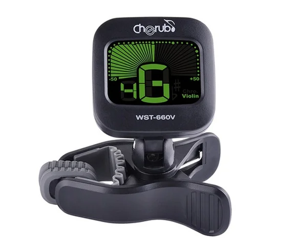 Cherub WST-660V Цифровой тюнер для скрипки, на прищепке
