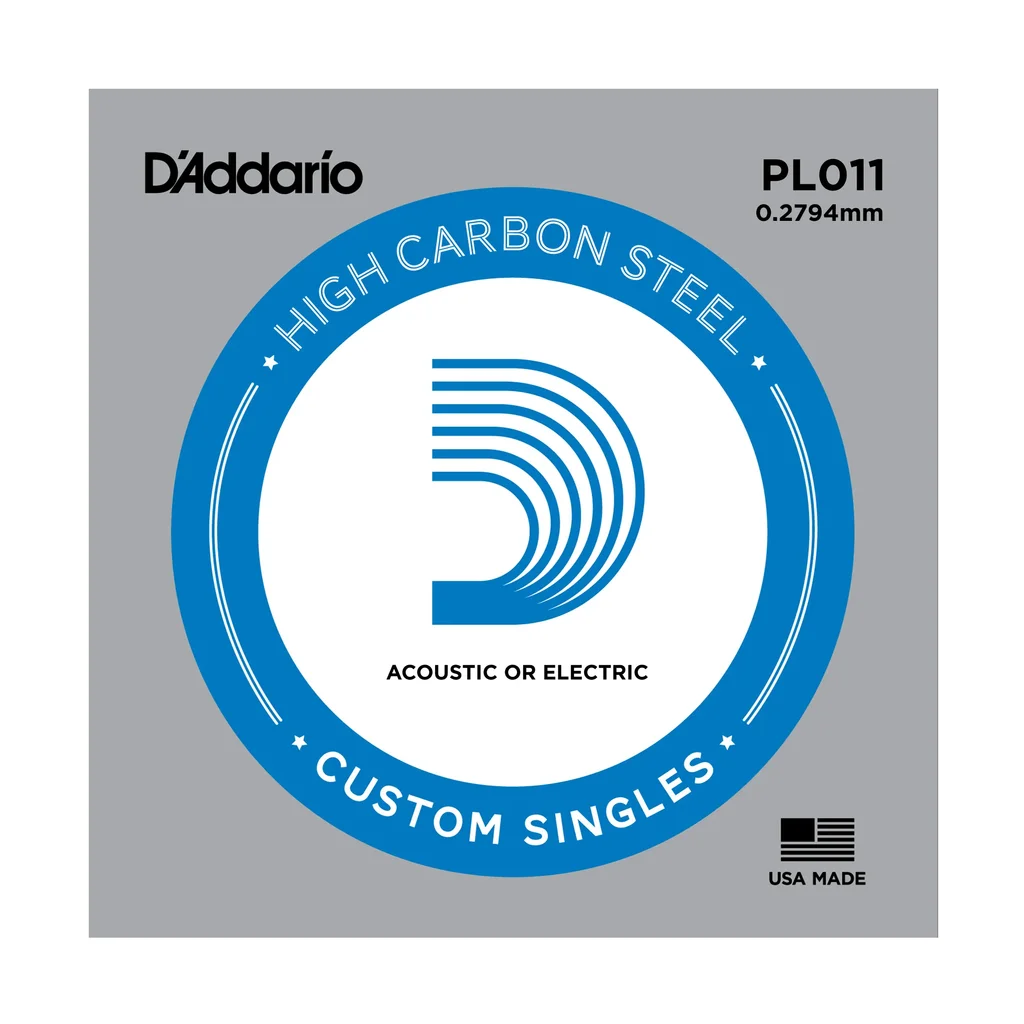 D'ADARIO PL011 PLAIN STEEL Отдельная струна, диаметр 0,011