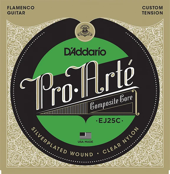 D'Addario EJ25C Pro-Arte Composite Струны для гитары фламенко, прозрачный нейлон