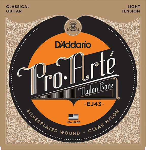 D`Addario EJ43 PRO ARTE Струны для классической гитары нейлоновые Light