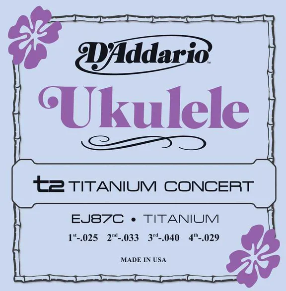 D'Addario EJ87C Комплект струн для концертного укулеле