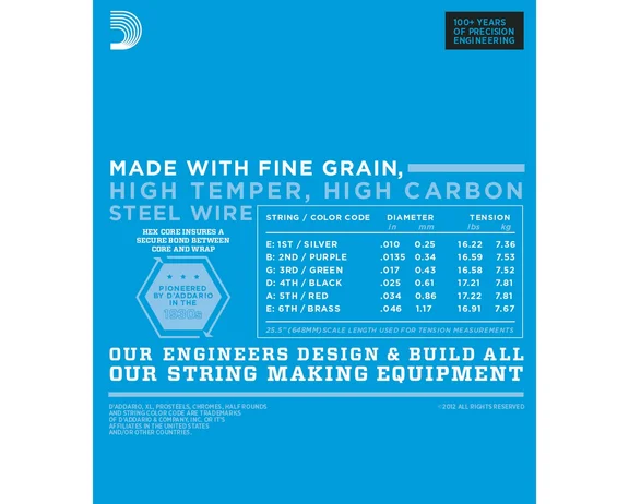 D'Addario EXL110BT Cтруны для электрогитары - 1
