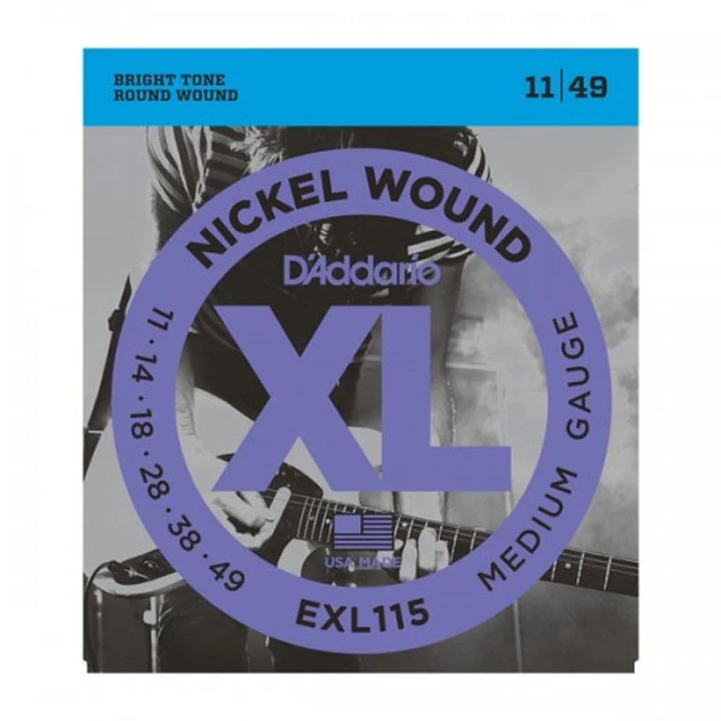 D`Addario EXL115  NICKEL WOUND Струны для электрогитары Blues/Jazz Rock 11-49, фото №1