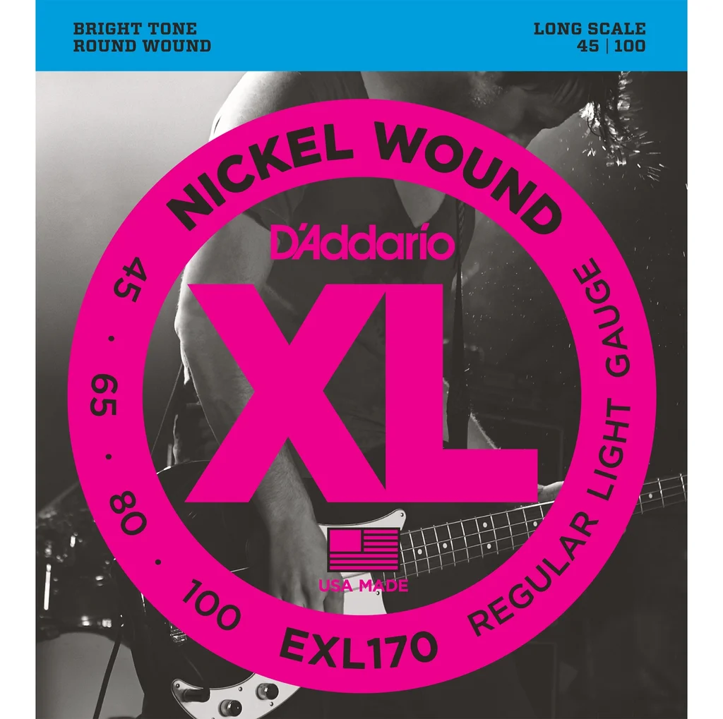 D'Addario EXL170 Струны для БАС-гитары soft long 045-100, фото №2