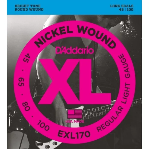 D'Addario EXL170 Струны для БАС-гитары soft long 045-100 - 0