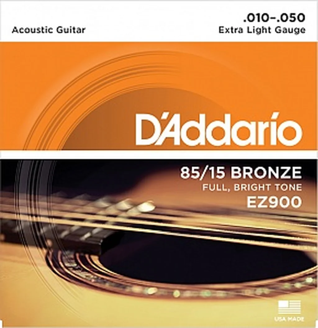 D`Addario EZ900 AMERICAN BRONZE 85/15 Струны для акустической гитары Extra Light 10-50, фото №1