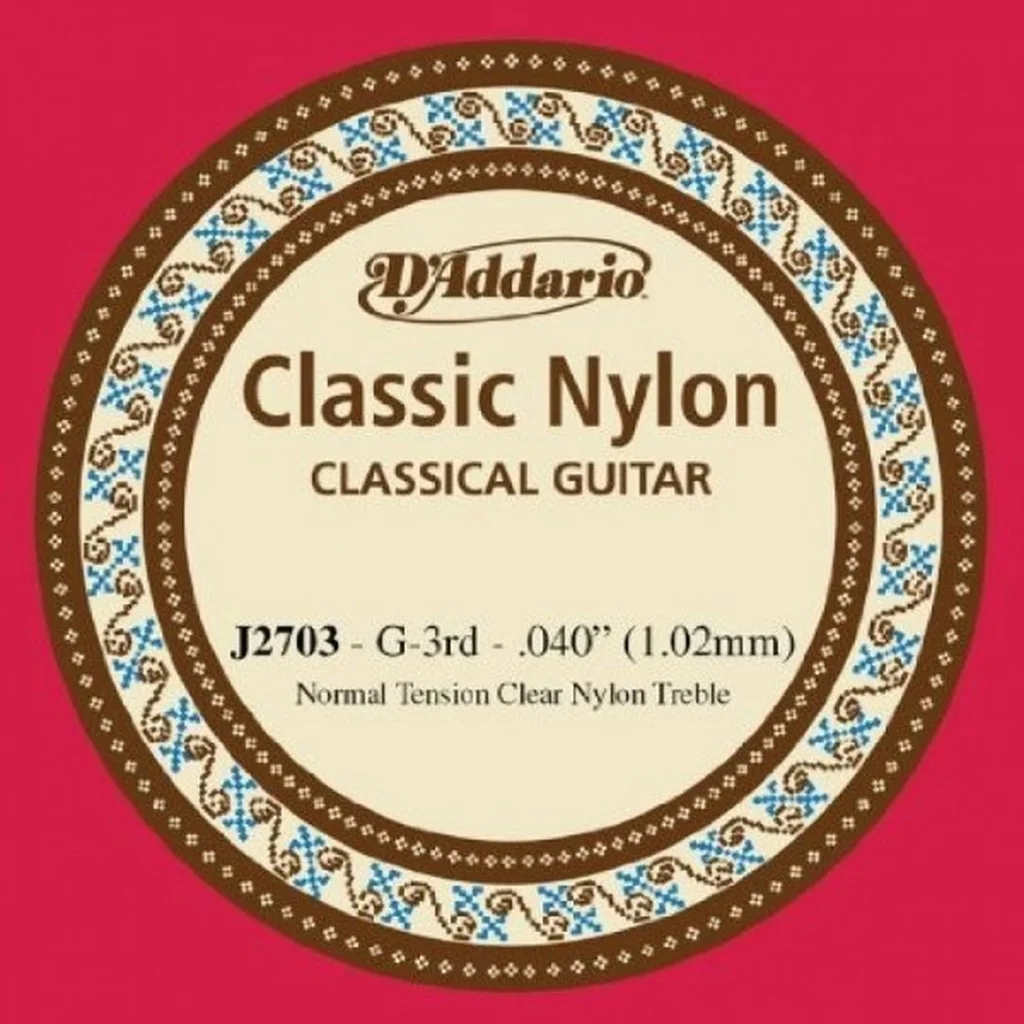 D'Addario J2703  3-ая струна для классической гитары,без обмотки