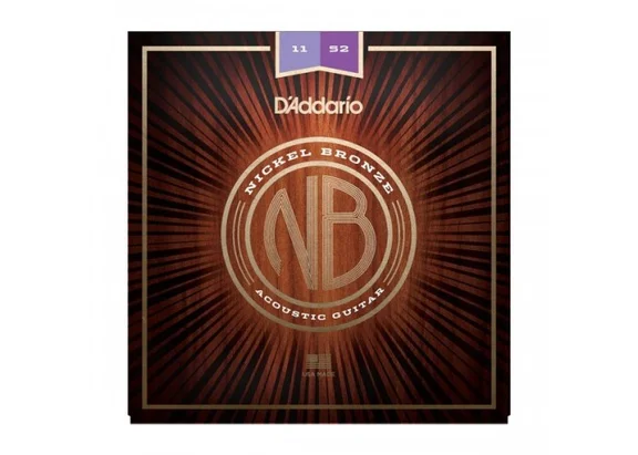 D'Addario NB1152 - струны для акустической гитары,Custom Light, 11-52