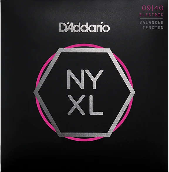 D'Addario NYXL0940BT NYXL Комплект струн для электрогитары, 09-40