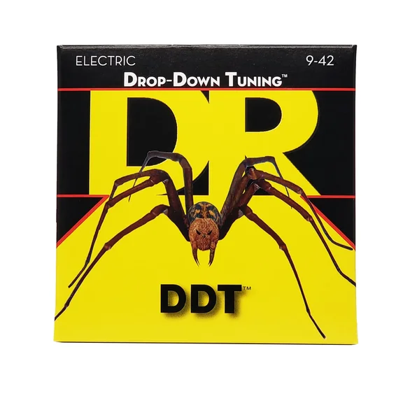DR DDT-9 - струны для электрогитары, Калибр: 9-42, Серия: DDT™, Обмотка: никелированая сталь, Покр