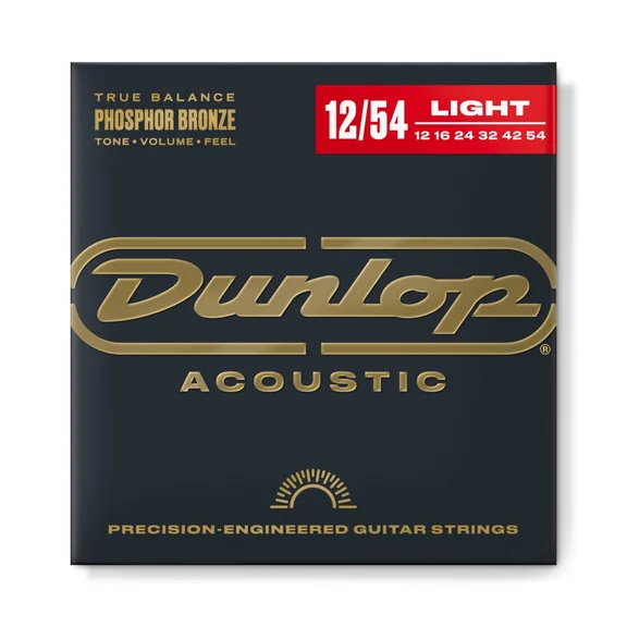 Dunlop DAP1254 Комплект струн для акустической гитары, 12-54 - 0
