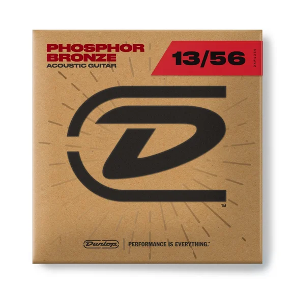 Dunlop DAP1356 Комплект струн для акустической гитары, фосф.бронза, Medium, 13-56 - 1