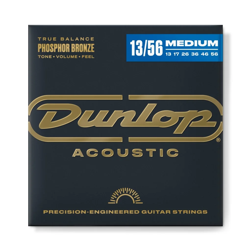 Dunlop DAP1356 Комплект струн для акустической гитары, фосф.бронза, Medium, 13-56, фото №1