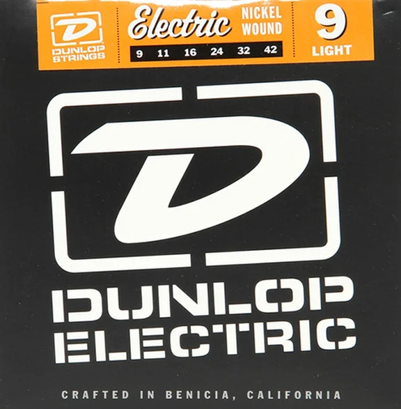 Dunlop DEN0942 Комплект струн для электрогитары, никелированные, Light, 9-42