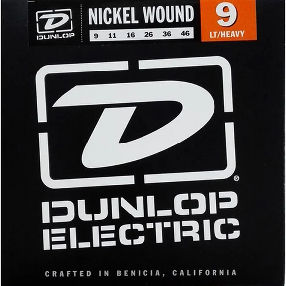 Dunlop DEN0946 Комплект струн для электрогитары, никелированные, Light/Heavy, 9-46