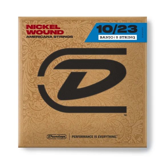 Dunlop DJN1023 Комплект струн для 5-струнного банджо 10-23 - 0