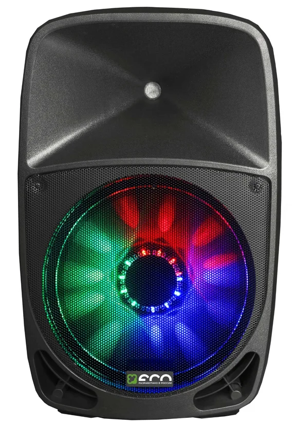 ECO DISCO BOX-12A MP3 Активная акустическая система со светодиодной подсветкой