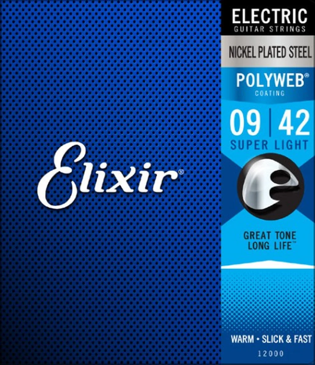 Elixir 12000 POLYWEB Комплект струн для электрогитары