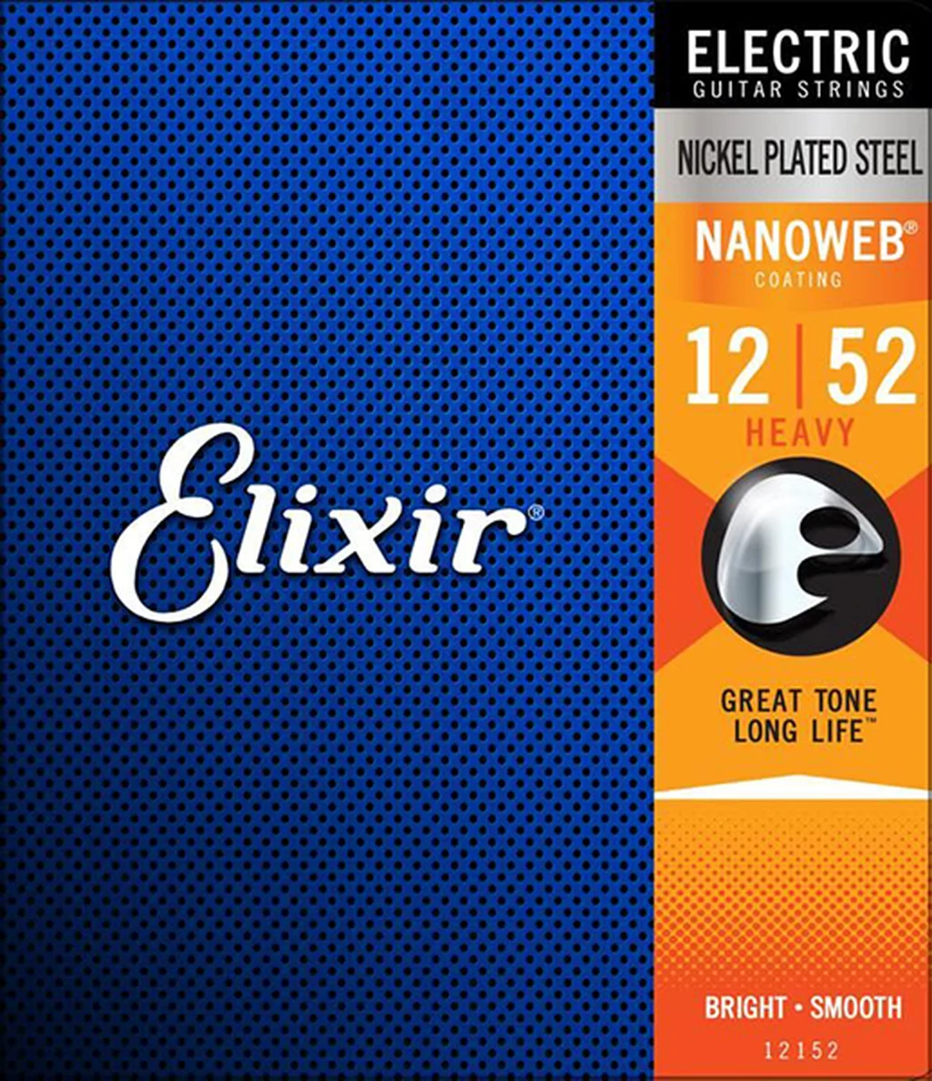 Elixir 12152 NANOWEB Комплект струн для электрогитары