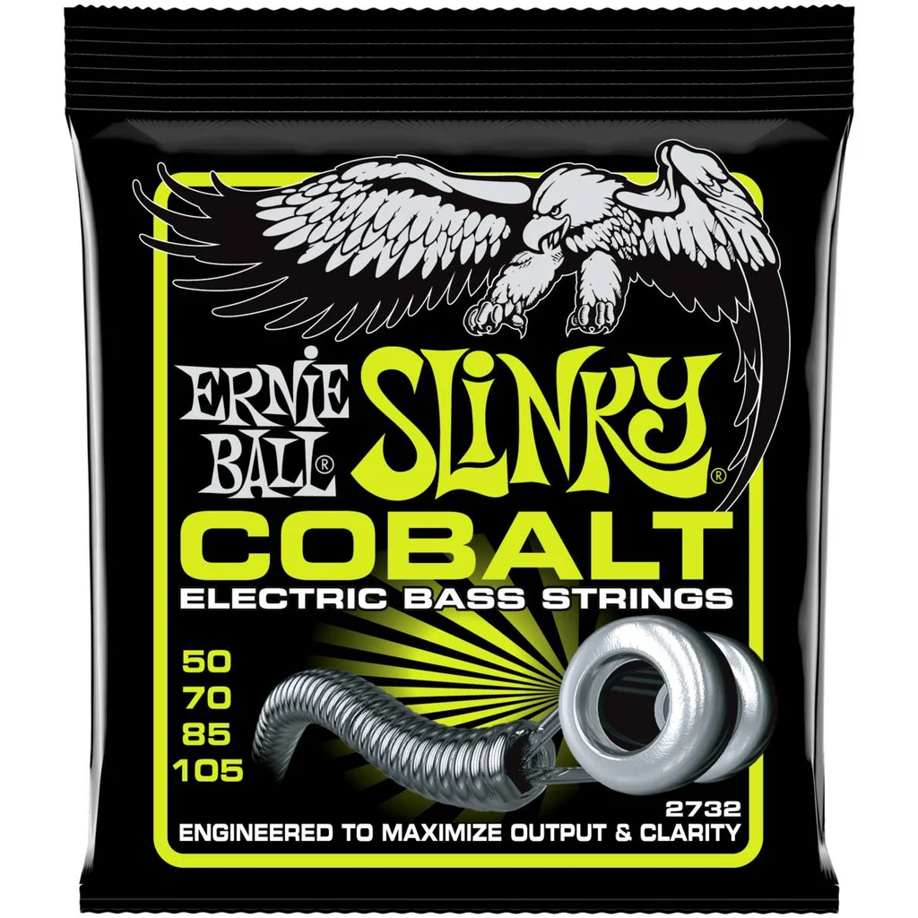 Ernie Ball 2732 струны для бас-гитары Cobalt  Bass Regular Slinky (50-105)