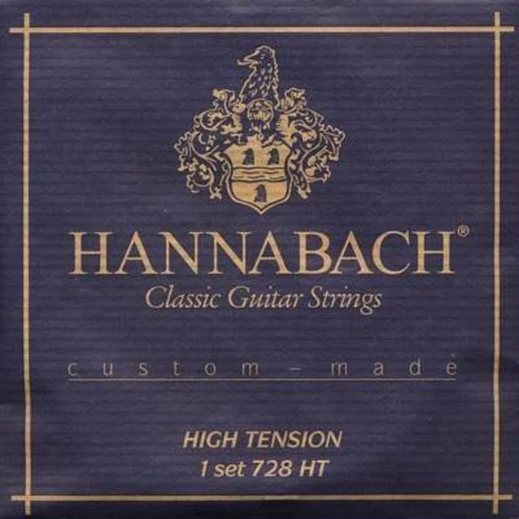 Hannabach 728HTC Carbon Custom Made Комплект струн для классической гитары, карбон