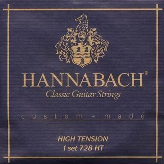 Hannabach 728HTC Carbon Custom Made Комплект струн для классической гитары, карбон