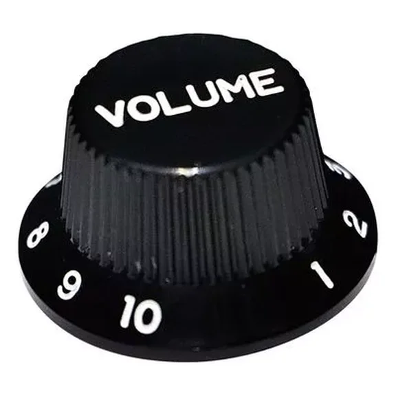 Hosco KB-240VI Ручка потенциометра, Volume, черная, дюймы