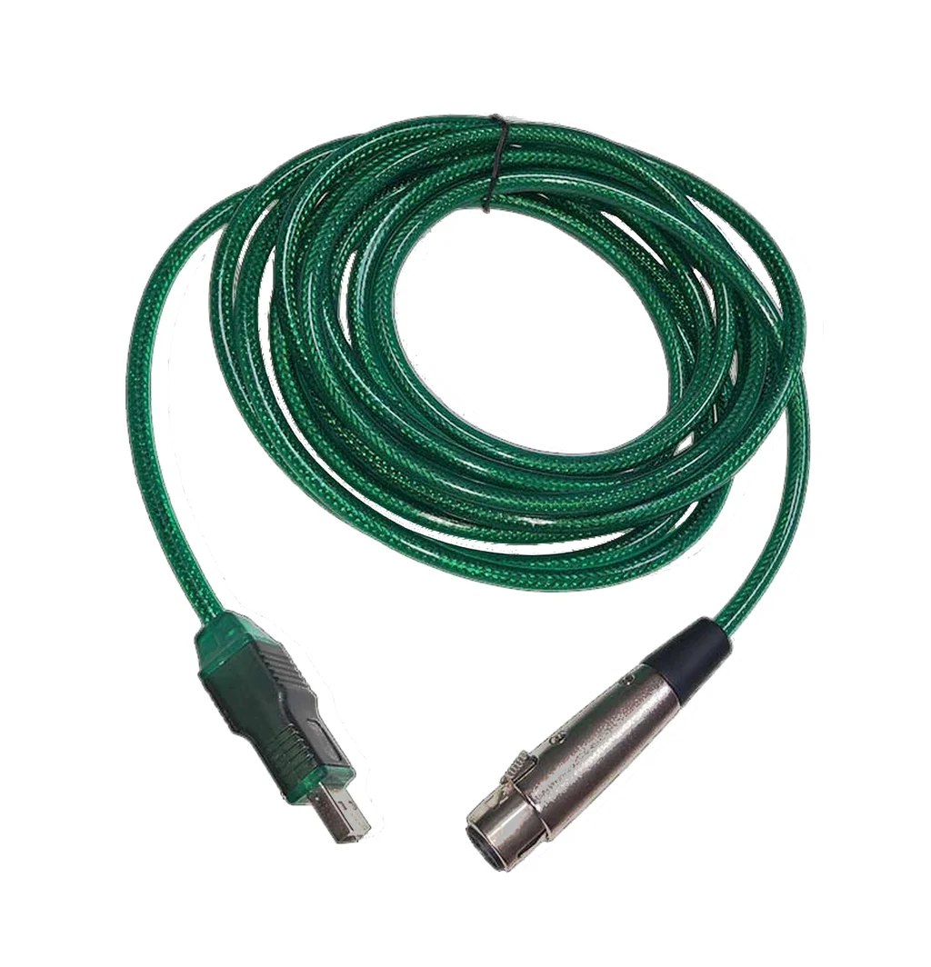 Invotone UC104 - A/D аудио конвертор с кабелем и разъёмами XLR 3pin (мама)<->USB, длина 4 метра.