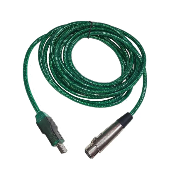 Invotone UC104 - A/D аудио конвертор с кабелем и разъёмами XLR 3pin (мама)<->USB, длина 4 метра.