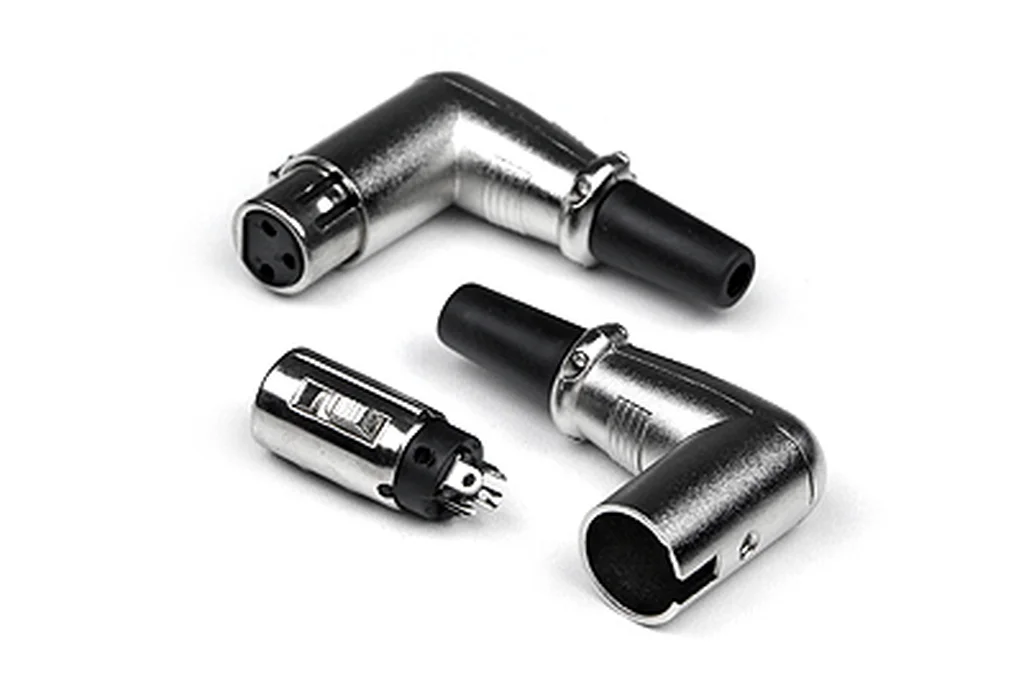 Invotone XLR3F200C Разъем XLR мама, 3P угловой, фото №1