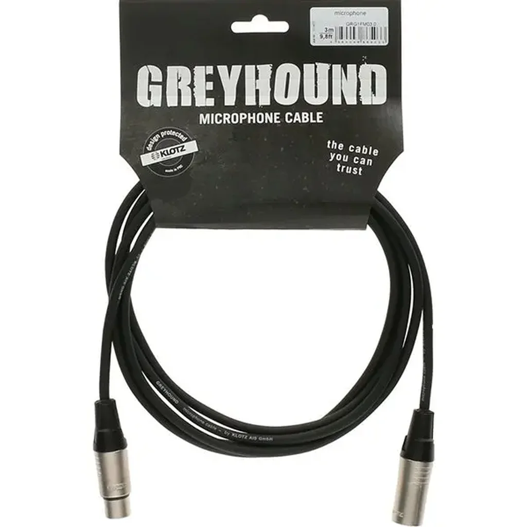 Klotz GRG1FM00.5 Greyhound Кабель микрофонный, 0,5 м