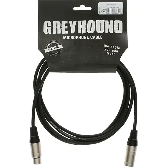 Klotz GRG1FM00.5 Greyhound Кабель микрофонный, 0,5 м